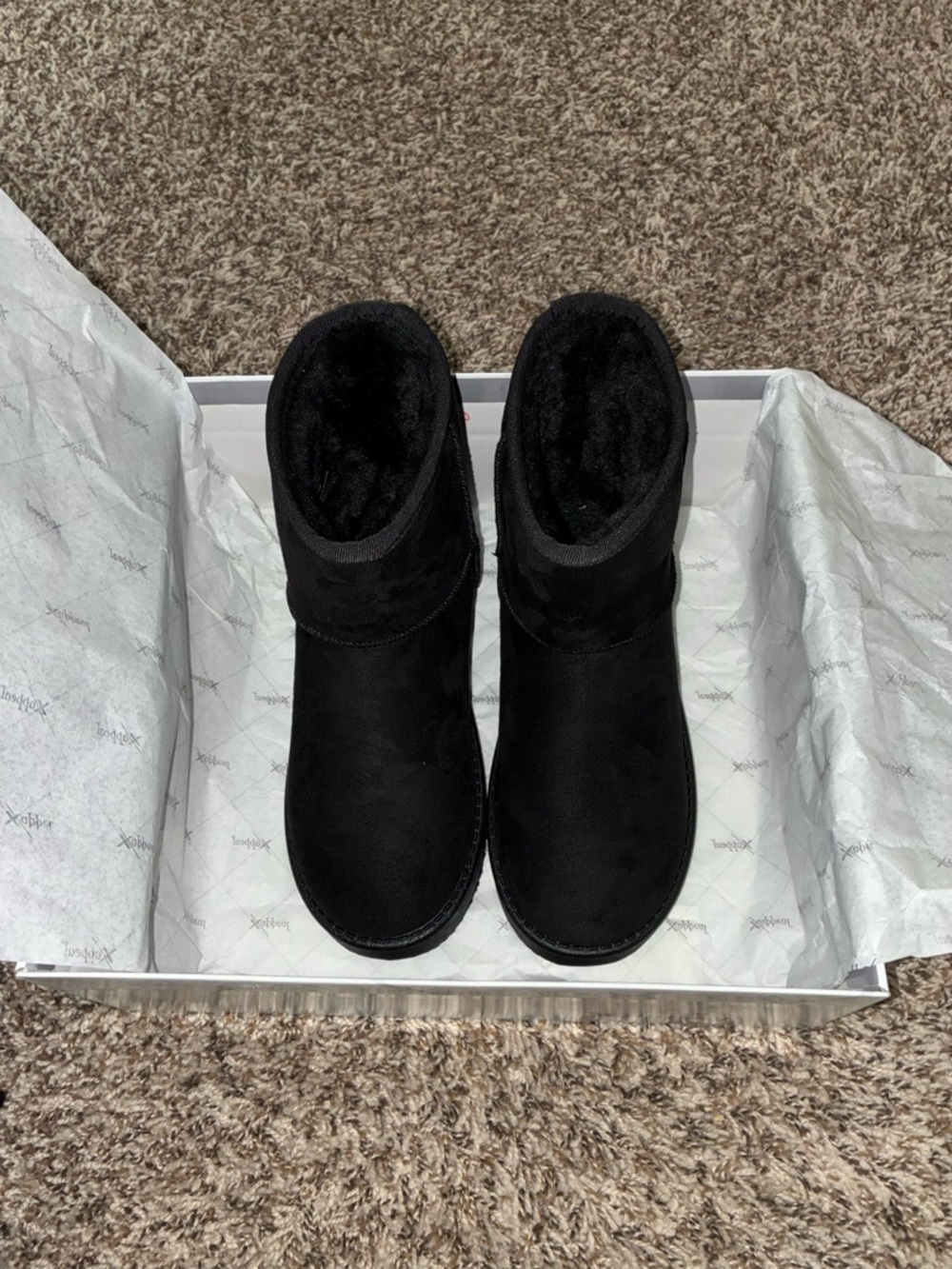 Xappeal Black Winter Boots Women's size 7
